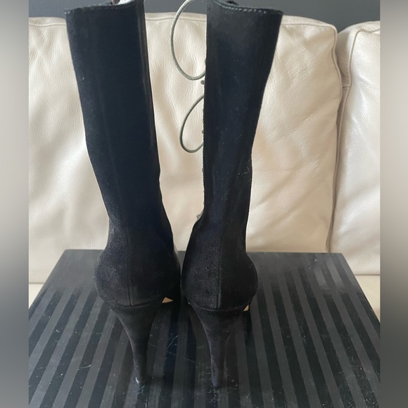 Colin Stewart was size 10, black and gray platform boots Brand New - Picture 3 of 6